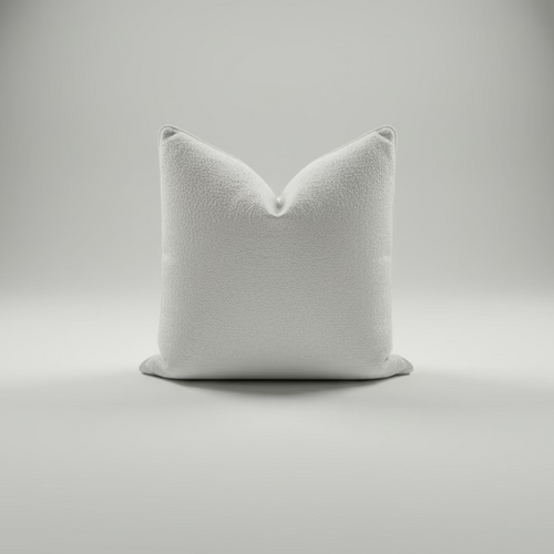 Cream Boucle 60x60 Cushion Cover